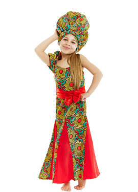 African costume for girls