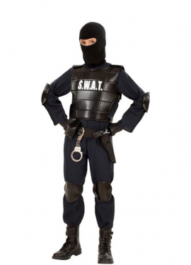 SWAT Police Officer Costume for Boys