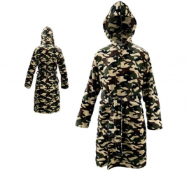 Green Camouflage Bathrobe Costume for Children