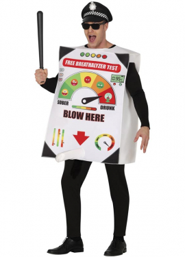 Breathalyzer costume for men