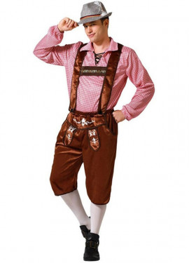 Traditional Brown German Costume for Men