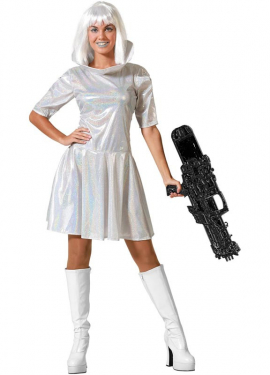 Silver Alien Costume for Women