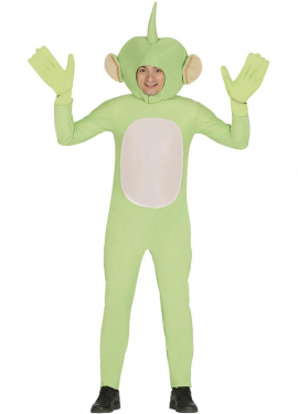 Costume alieno verde dipsy per un uomo