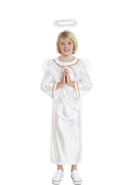 Angel costume with wings and halo for baby and children