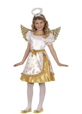Golden Angel Costume for Girls