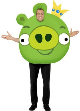 Disfraz de Cerdo Volador para adultos