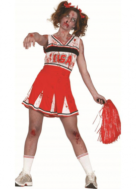 Disfraz de Animadora Cheerleader Zombie