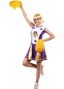 Purple Cheerleader Costume for Women