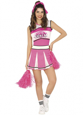 Pink Cheerleader Costume for Women