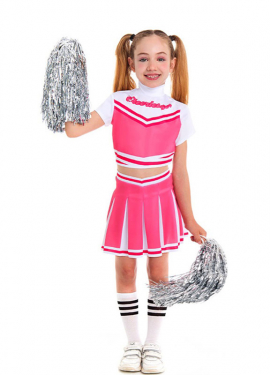 Pink Cheerleader Costume for Girls