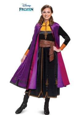 Frozen 2 Classic Journey Anna Costume for Women