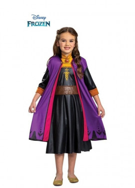 Frozen 2 Classic Journey Anna Costume for Girls