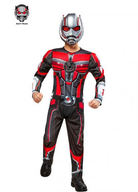 Muskulöses Avengers-Antman-Kostüm mit Deluxe-Maske für Kinder