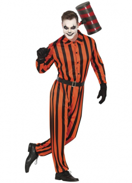Men's Prisoner Harlequin Costume