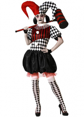 Sinister Harlequina costume for women