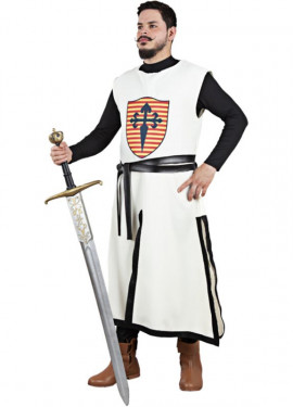 White Medieval Armorer Costume for Men