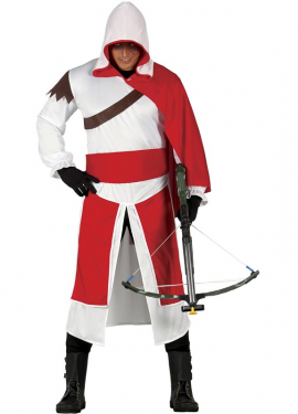 White Assassin costume for men