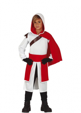 Costume da assassino bianco per bambino