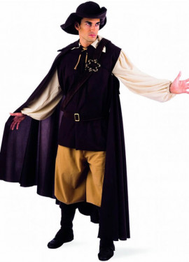 Disfraz medieval campesino, adulto, ref. 0004RC.