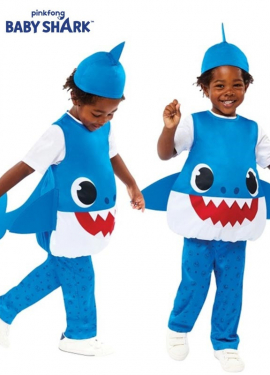 Baby Shark Papa Azul costume for children and babies