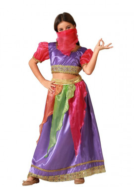 Multicolored Arabian Dancer costume for girls