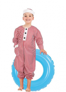 Retro Bather Costume for Boy