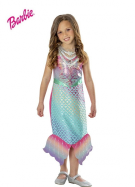 Barbie Deluxe Mermaid Iridescent Costume for Girls