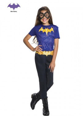 Batgirl Super Hero Girls Opp Costume with Mask for Girls