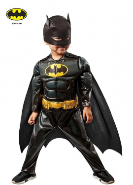 Batman Black Line Preschool Costume for Boys