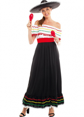 Mexican Beauty Costume with Skirt for women