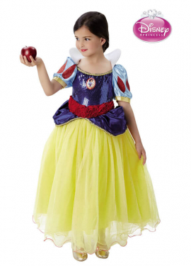 Costume Biancaneve disney premium per bambina