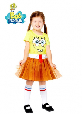 Disfraz de Bob Esponja para niña