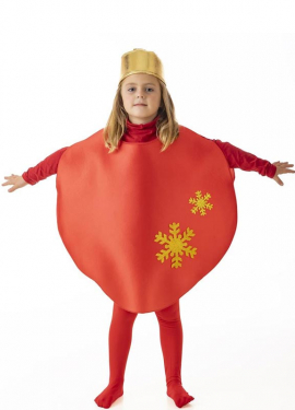 Red Ball Christmas Costume for Kids