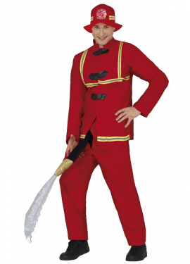 Firefighter Surprise Hose Costume for Men