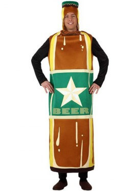 Bierflasche Kostüm für Erwachsene