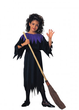 Witch Costume with Fringes for Girl