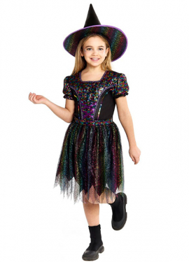 Sequin Witch Costume for Girls