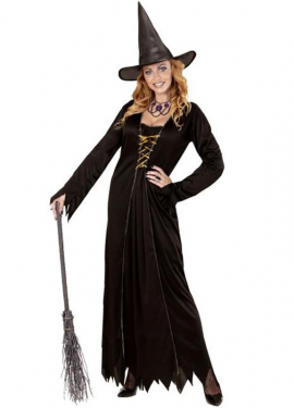 Witch Costume with Hat for Women