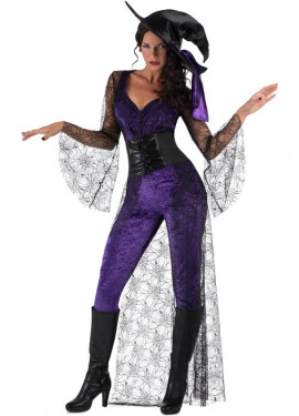 Purple Coven Witch Costume for Women