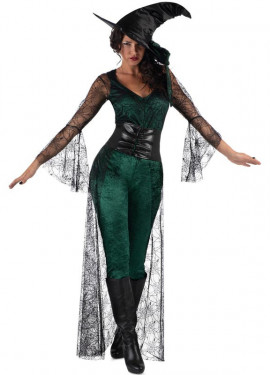 Green Coven Witch Costume for Women