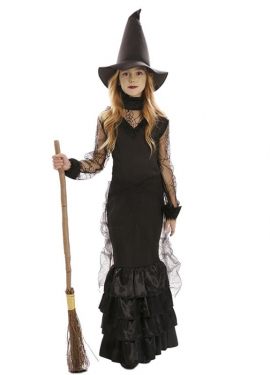 Elegant Witch Costume for Girls