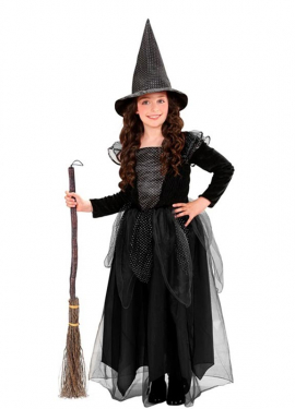 Black Witch Costume for Girls