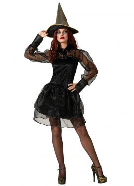 Costume da strega nera per donna