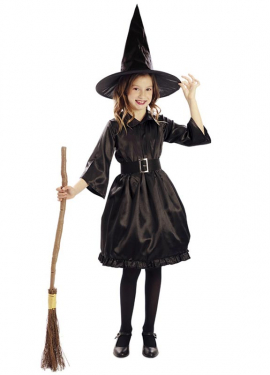 Dark Witch Costume for Girls
