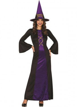 Purple Witch Costume for Women