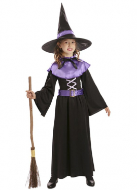 Purple Witch Costume for Girls