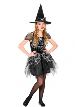 Spiderweb Witch Costume for Girls