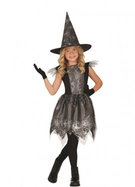 Spider Web Witch Costume for Girls