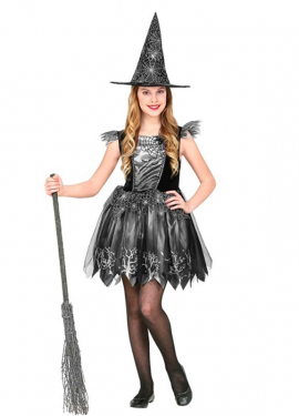 Spiderweb Witch Costume for Girls