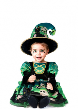 Green Witch Costume for Baby
